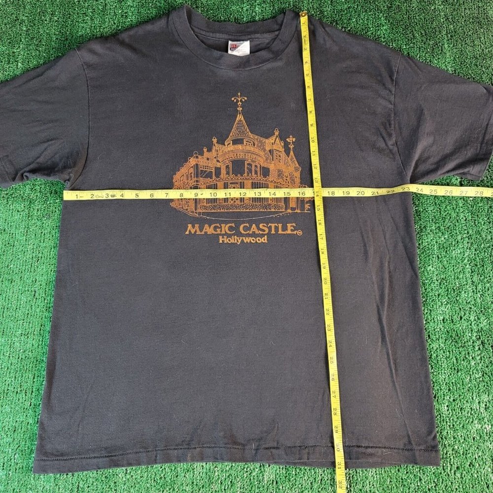 Vintage 90s Magic Castle Hollywood Clubhouse For Magician RARE US Made Shirt XL - Picture 8 of 8